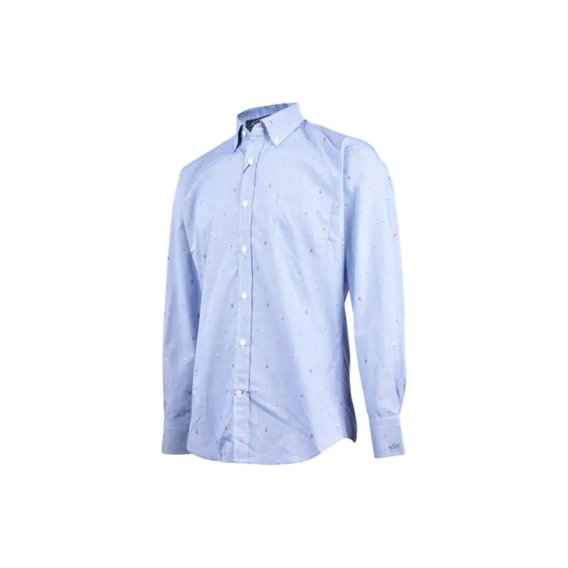 Paul & Shark Yachting Shirt Men's Blue Purple-2