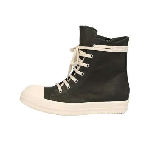 RICK OWENS/RO High Top Skateboard Shoes Men's Black