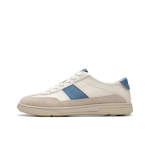 Clarks Craftravel Izy Low Top Skateboard Shoes Women's White Blue