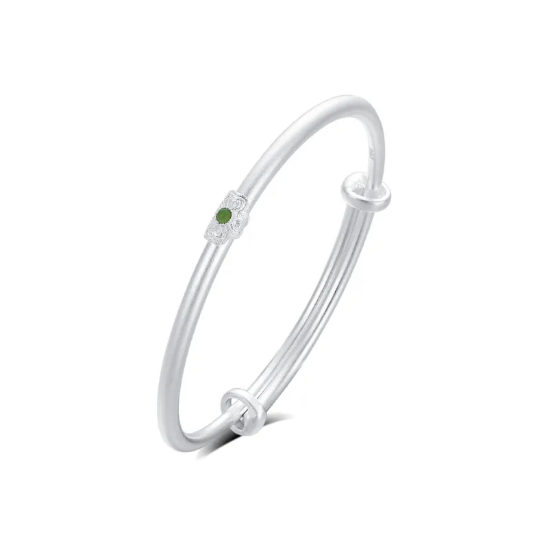 7℃ 999 Fine Silver Bangles Unisex-0