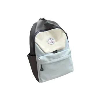 Tonlion Nylon Fabric Backpack Regular Unisex Blue/Green
