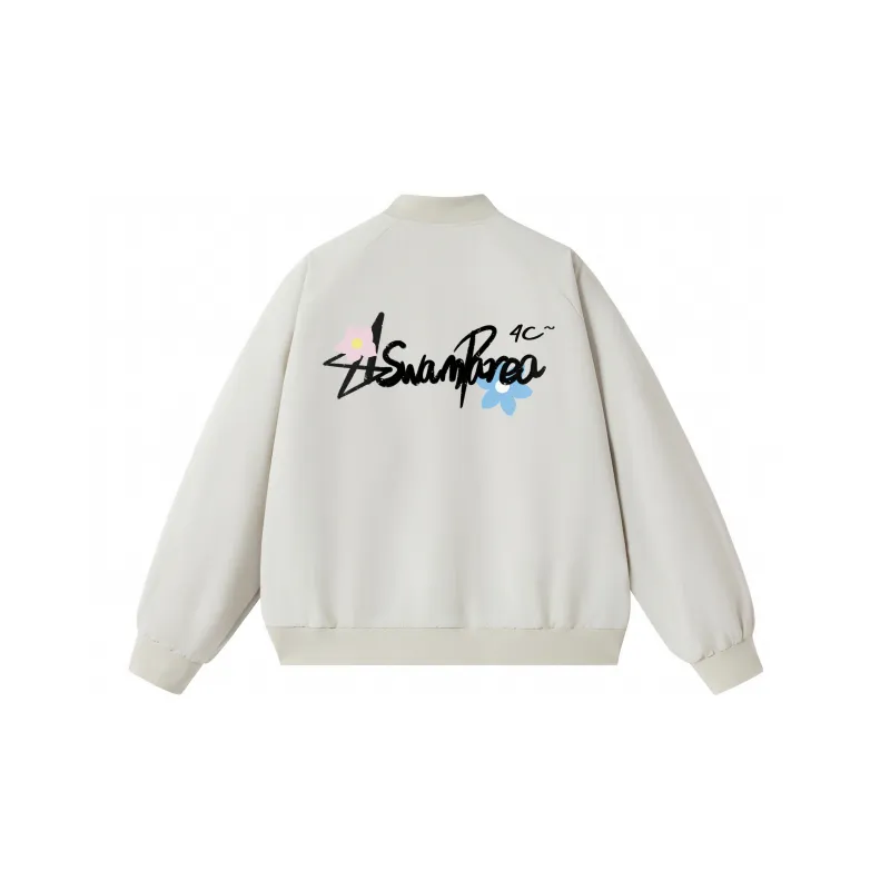 SWAMP AREA Baseball Jacket Unisex-13