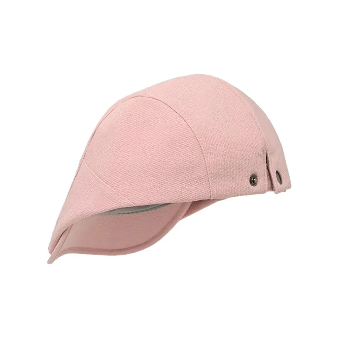 FREE RABBITⅡ Spring Summer British Versatile Newsboy Cap Breathable Skin-Friendly Mini Beret Unisex-3