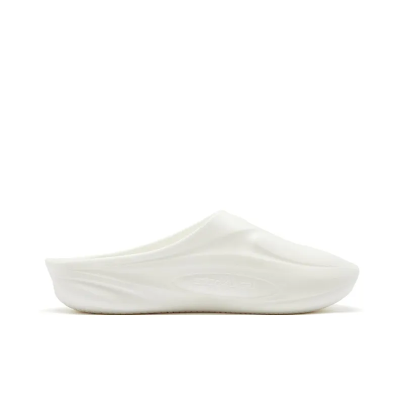 QIAODAN FE Slippers Abrasion Resistant Slip Resistant Cushioning Slide Slippers Women's Ivory-1