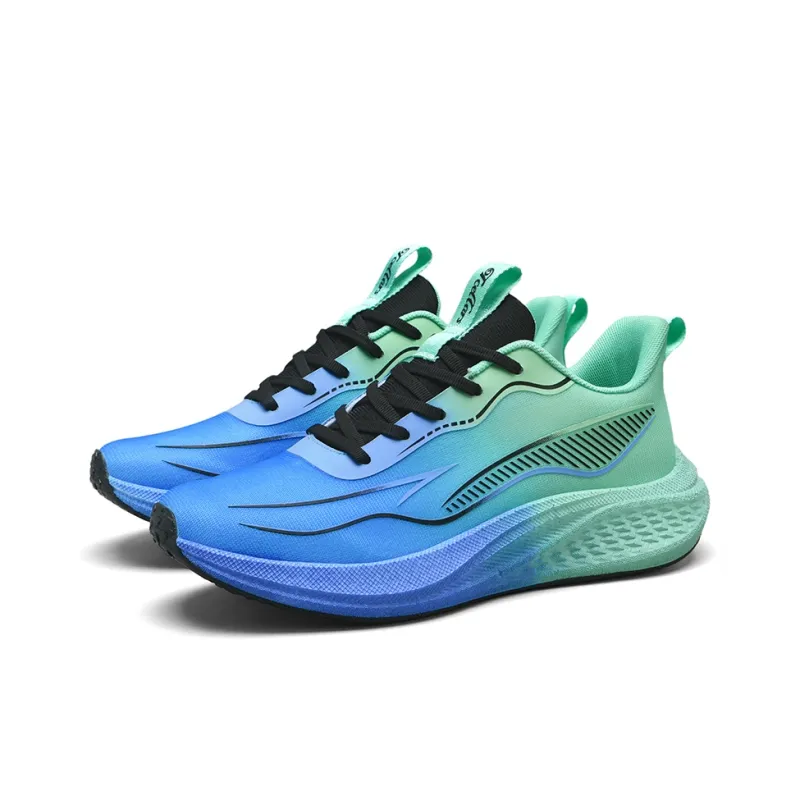 TCELLARS Abrasion Resistant Lightweight Height Increasing Rebound Low Top Casual Running Shoes Men's Box-2
