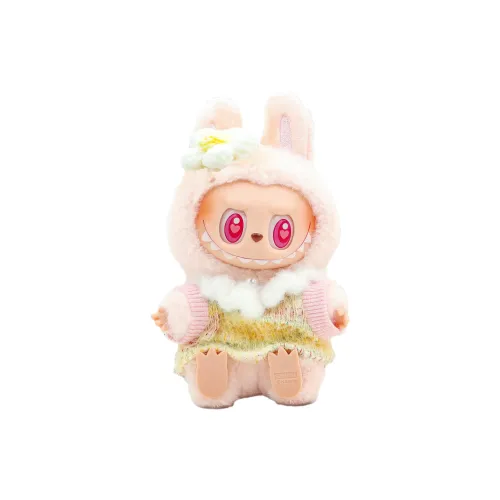 [Dress Up Doll] POP MART THEMONSTERS Sweet Bunny Hang Tag Box Labubu Vinyl Sitting Party, 15cm In Height