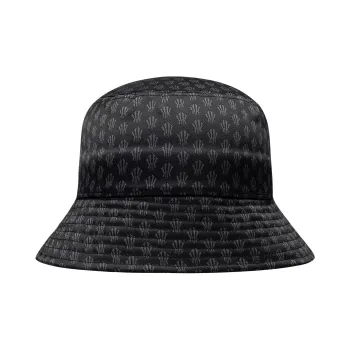 Anta Flyknit Jacquard Fabric Bucket Hats Unisex Basic Black