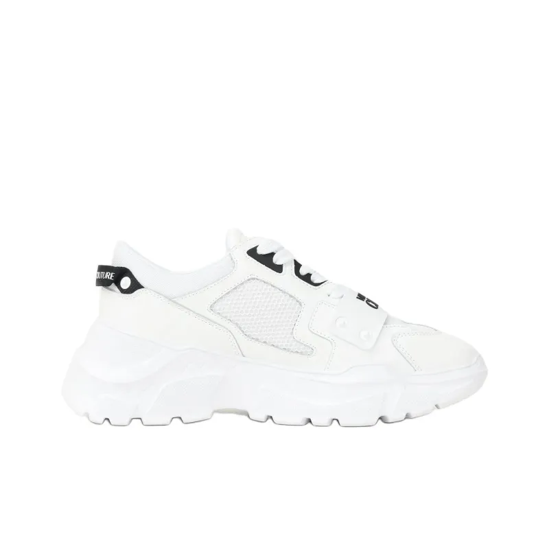 VERSACE JEANS COUTURE Speedtrack Low-Top Casual Shoes Men's White-1