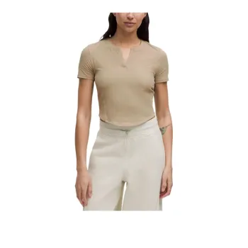 Lululemon Ribbed Nulu T Shirt Women's Sheer Oak