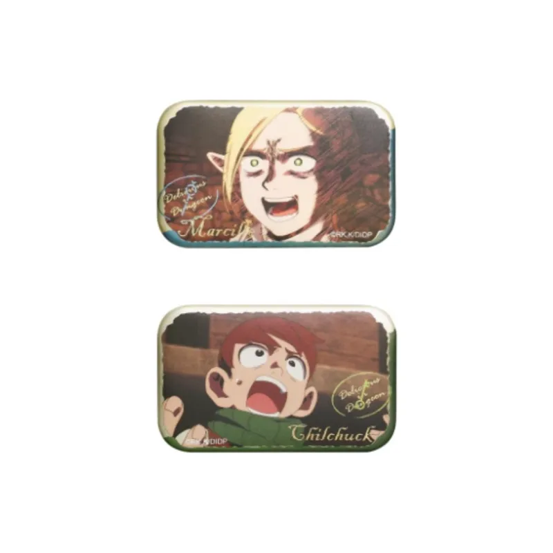 BILIBILIGOODS Maze Rice Yummy Monster Collection Tinplate Badges-2