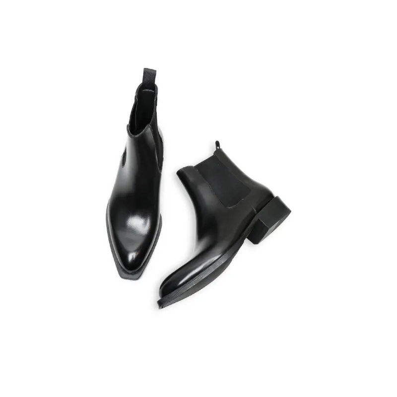 SAINTNJORD Short Chelsea Boots Men's Black-3