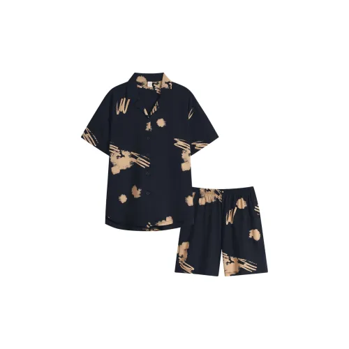 Sha Qian Pajama Set Womens Khaki