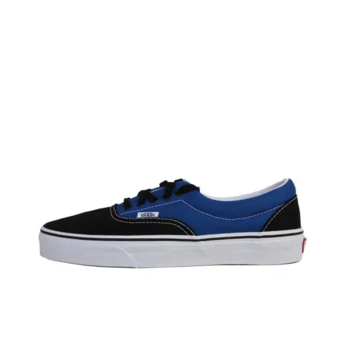 Vans Era Anti-Slip Wear-Resistant Low-Top Casual Running Shoes Men's Blue Black