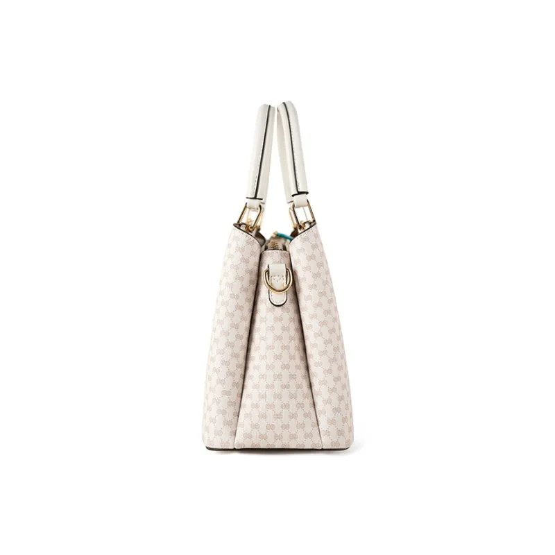 Vigno Synthetic Leather Tote Bag, Shoulder Bag, Crossbody Handbag Regular Women's Pink/Blue-10