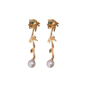 Drejew Copper Clip On Earrings Women's