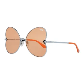 Victoria's Secret Metal Irregular Shape Sunglasses Women's Silver
