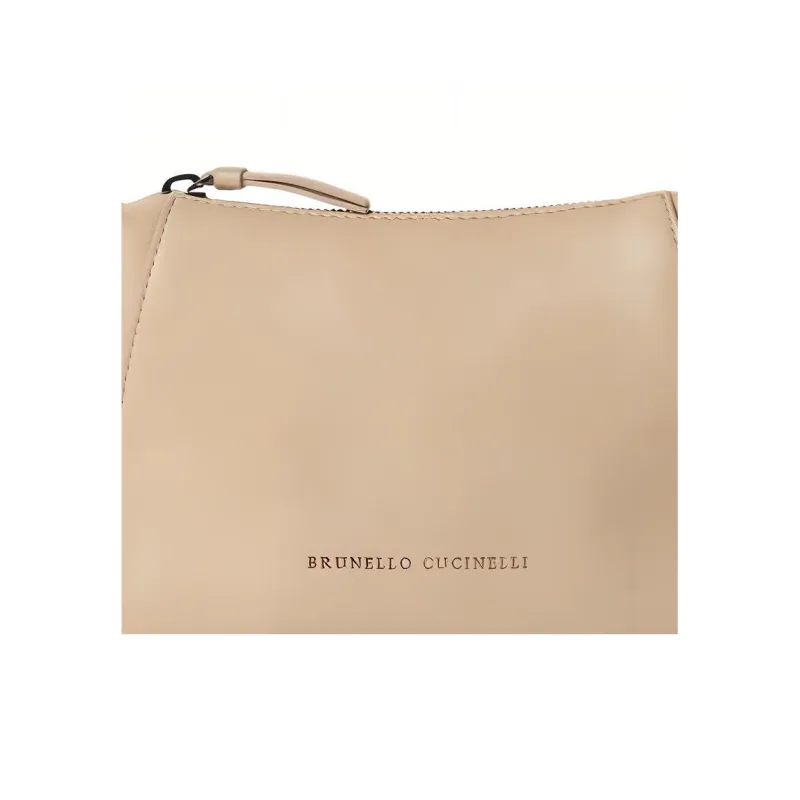 Brunello Cucinelli Logo debossed Shoulder Bag-4
