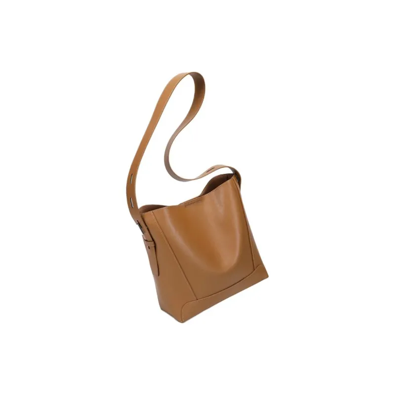 BEMIX PETS Cow Leather Crossbody Bag Women's Brown-1