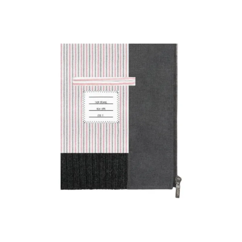 THOM BROWNE 4 Bar Stripe Wool Bomber Jacket-4
