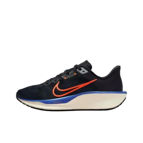Nike Quest 6 Anti Slip Wear Resistant Low Top Casual Running Shoes Men's Black