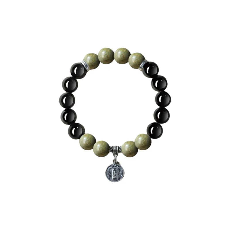 Yi Mingju Obsidian Bracelets Unisex-8