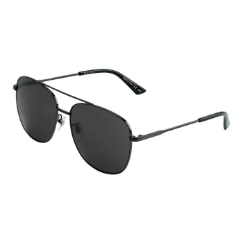GUCCI Metal Aviator Sunglasses Men's Gray