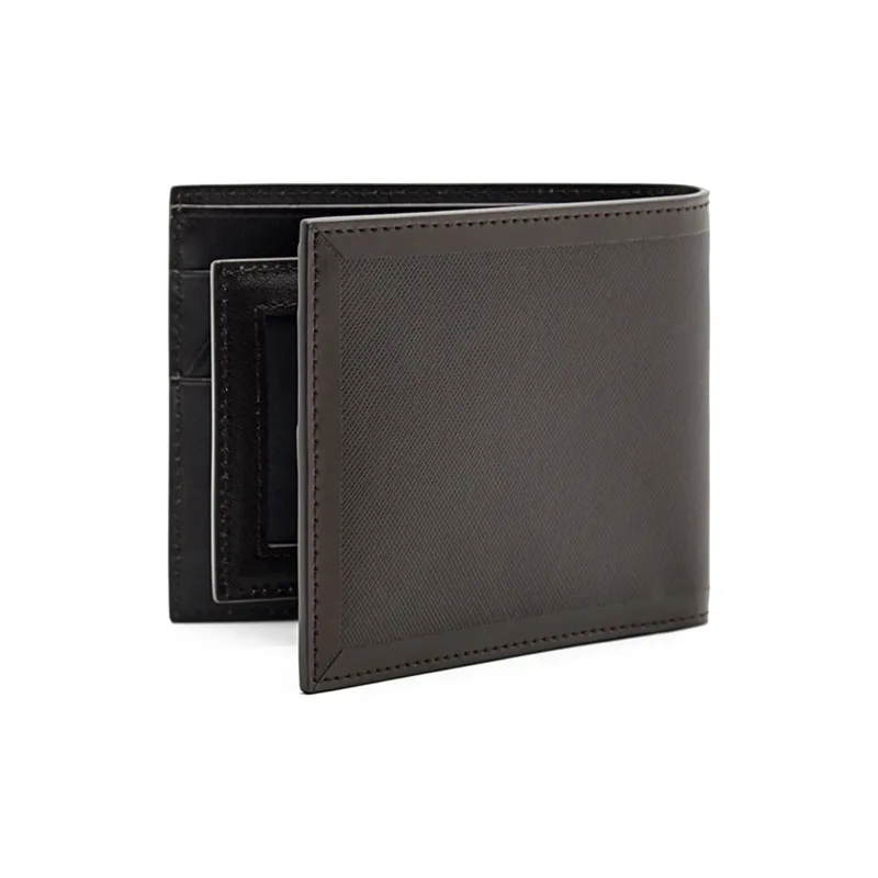 PEDRO Cow Leather Wallet Men's Dark Brown-2