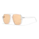 Transparent Tea Brown Lens