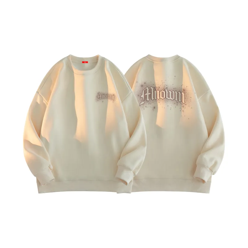 MIIOW Trend Party Series Sweatshirt Unisex Light Heather Gray-11