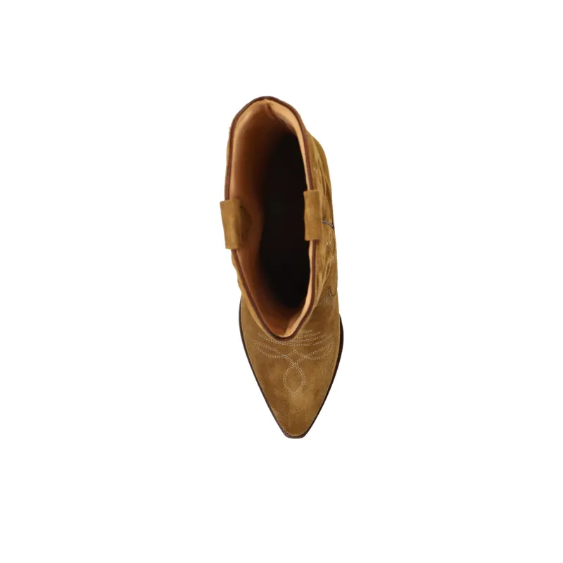ISABEL MARANT Duerto Ankle Boots Women's Brown-3
