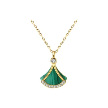 Zoo Jewel Malachite Necklaces Women's
