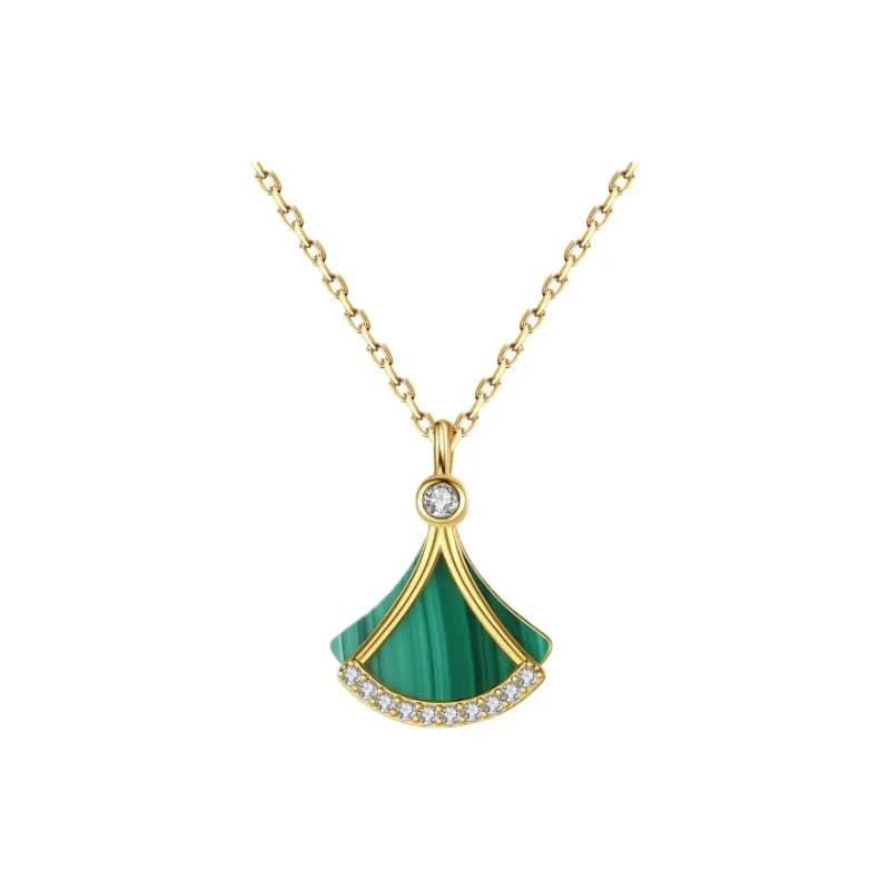 Zoo Jewel Malachite Necklaces Women's-0