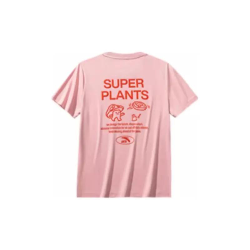 Anta x CHAOJIZHIWU,LIANMINGKUAN Life Collection T Shirt Women's Watermelon Pink-1