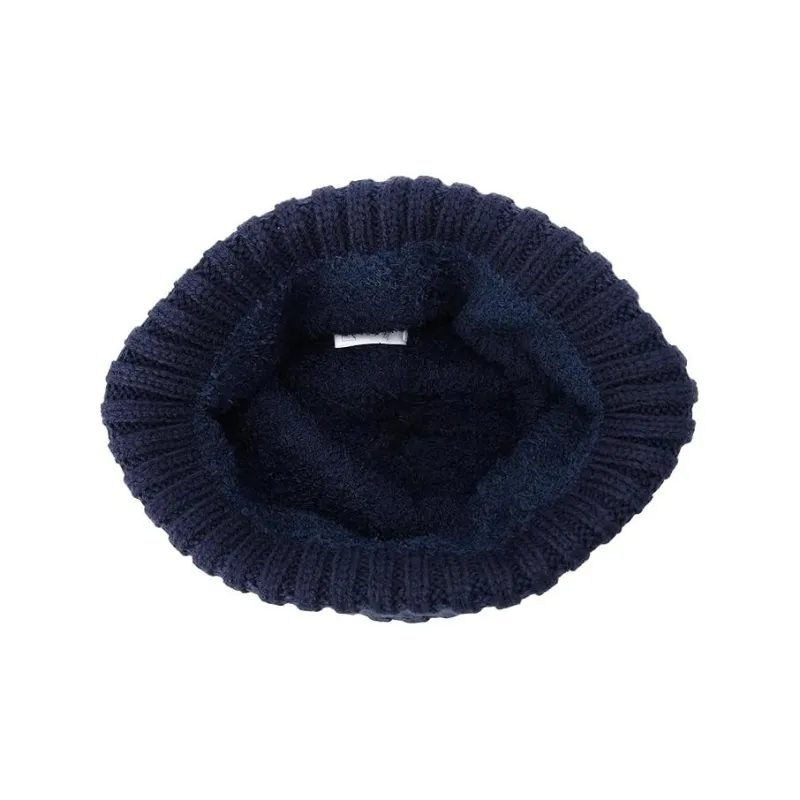 Mizuno Polyester Beanies Unisex Night Blue-2