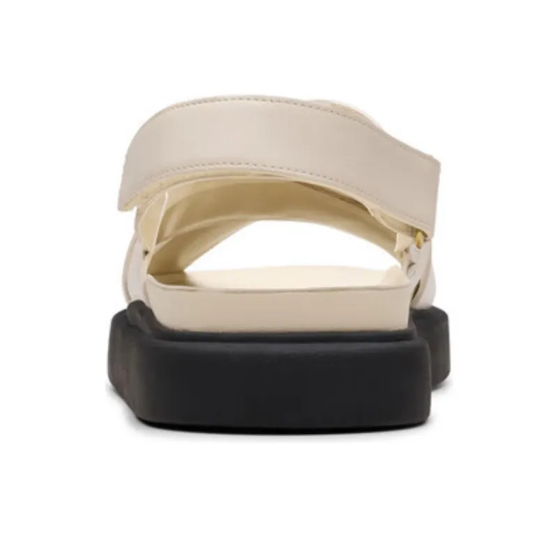 Clarks Aristra Collection Roman Sandals 3cm Women's White-3