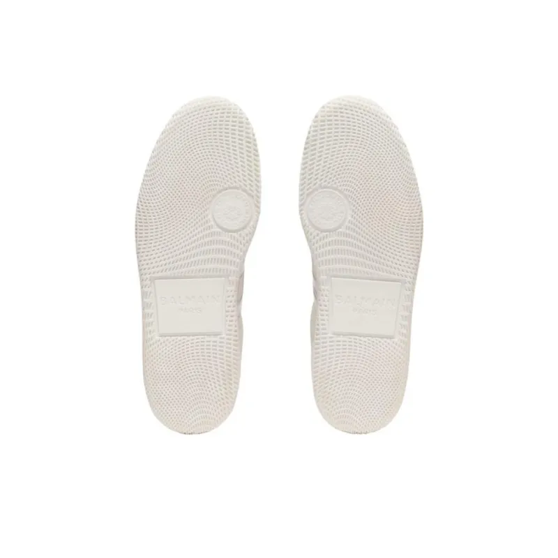 BALMAIN Swan Low Top Skateboard Shoes Men's White-6