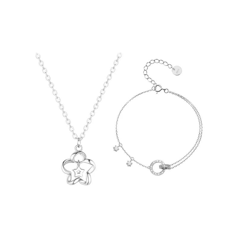 CLARKIA FLOWER S999 Fine Silver Necklaces Women's-1
