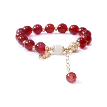 MEOBURLIY Colored Glaze Bracelets Women's