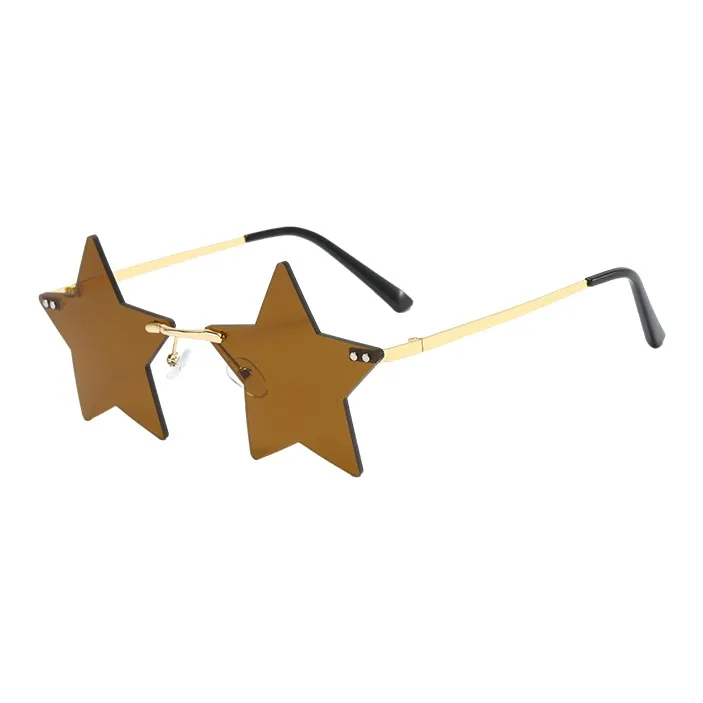 NOME PC Metal Irregular Shape Sunglasses Unisex-2