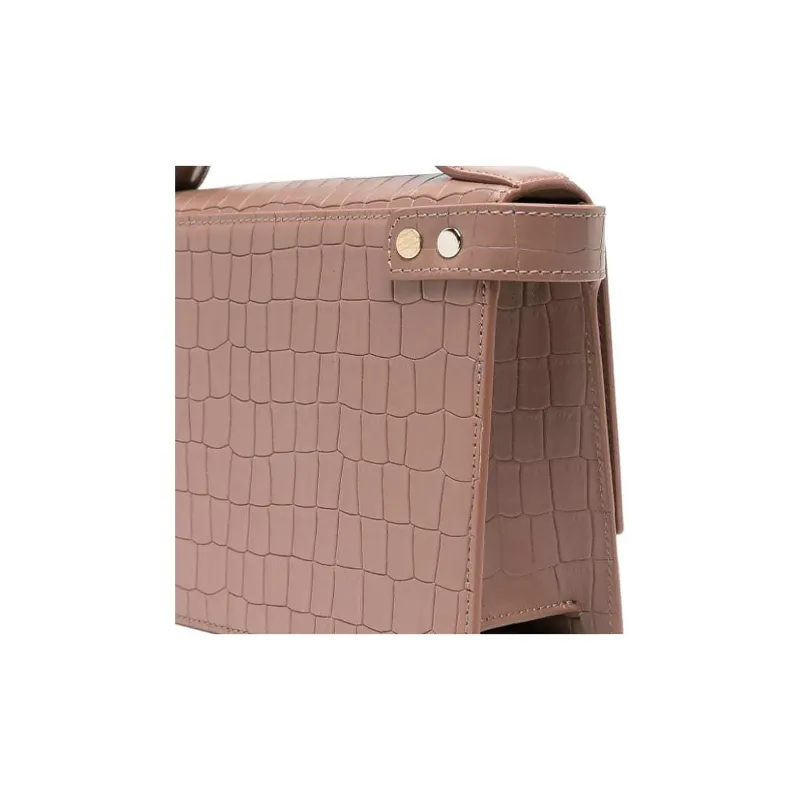 Zanellato Ella Cayman Leather Tote Bag-3