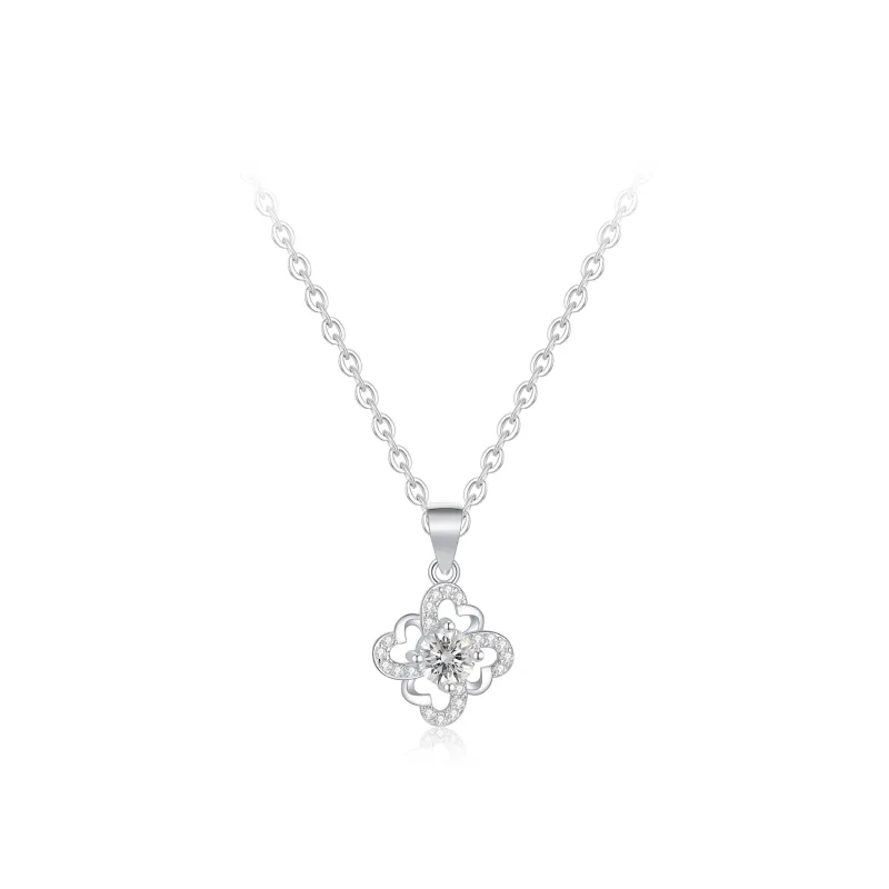 Love Link 999 Fine Silver Necklaces Women's-0