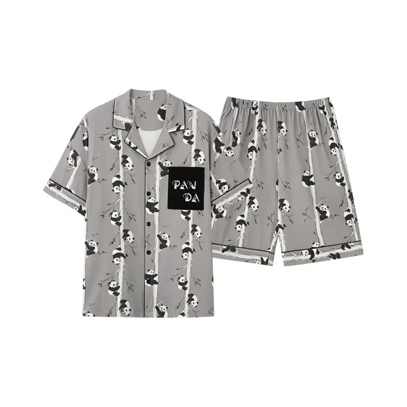 Qiao Ni Tong Pajama Set Men's Image Color-0