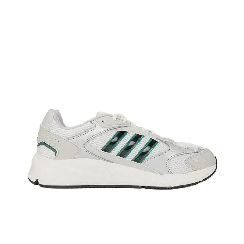 Adidas CRAZYCHAOS 2000 Anti Slip Wear Resistant Low Top Casual Running Shoes Men's White-1