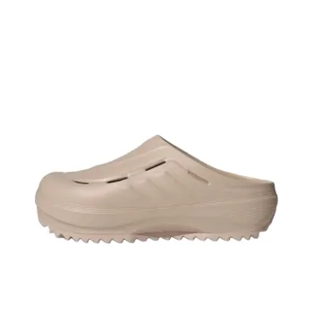 Adidas OZWAVE CLOG Abrasion Resistant Slip Resistant Wrap toe Slippers Unisex Gray Tan Brown