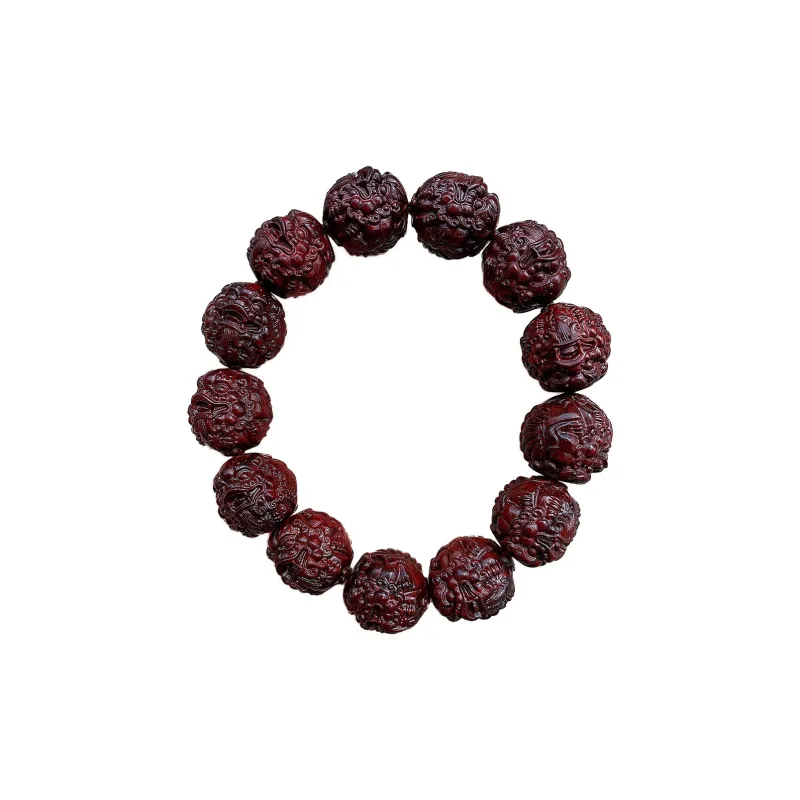 Finger Carpenter Small leaved Rosewood Precious Wood Bracelets Men's-0