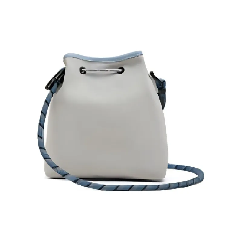 Teenmix Fabric Bucket Bag, Shoulder Bag, Crossbody Bag Small Size Women's Nick Green/Judy Blue-5