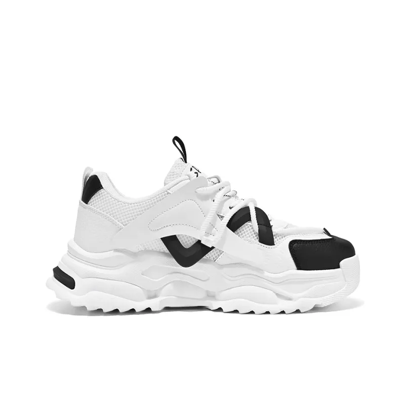 HACKBUTEER Low Top Chunky Sneakers Men's Box Included-10