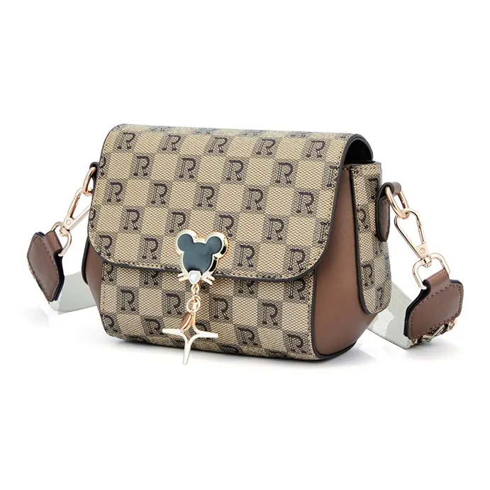 RED DRAGONFLY Pvc Crossbody Bag Women's Coffee-1