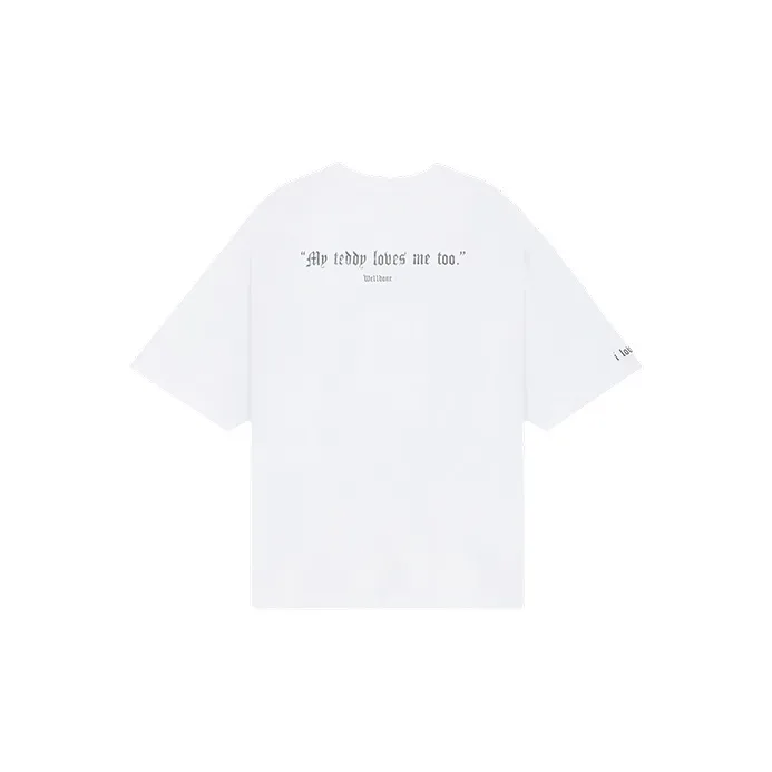 WE11DONE SS25 T Shirt Unisex White-1