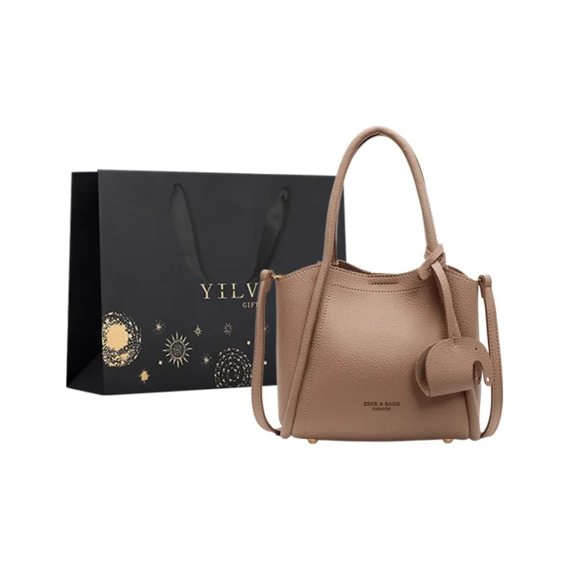 Yi Brigade PU Handbag Regular Women's Ecru/Black/Silver/Pink/Red/Khaki-32